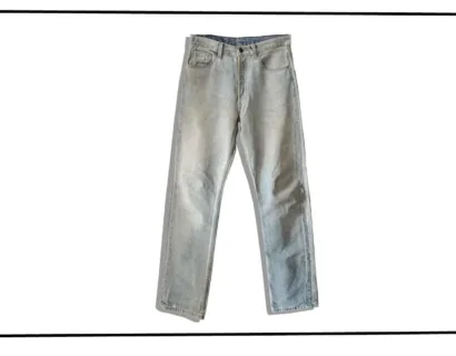 Maison Martin Margiela Artisanal Painted Denim Pants 2003SS