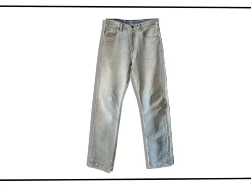 Maison Martin Margiela Artisanal Painted Denim Pants 2003SS