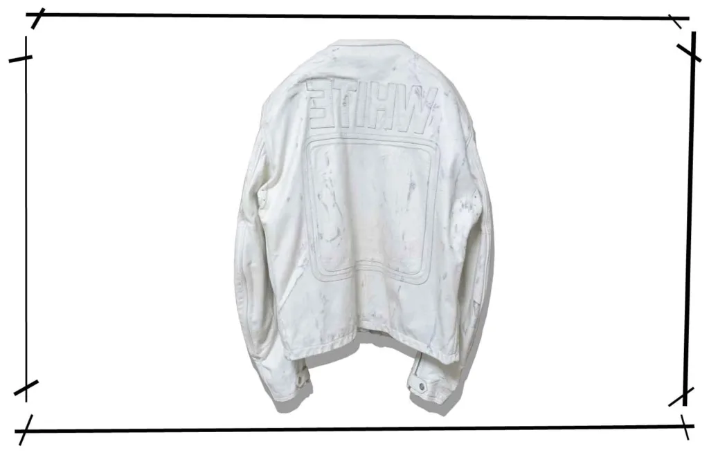 Maison Martin Margiela Artisanal RiderJacket White 2002SS
