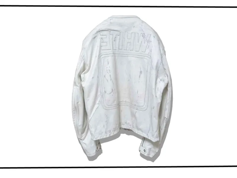 Maison Martin Margiela Artisanal RiderJacket White 2002SS