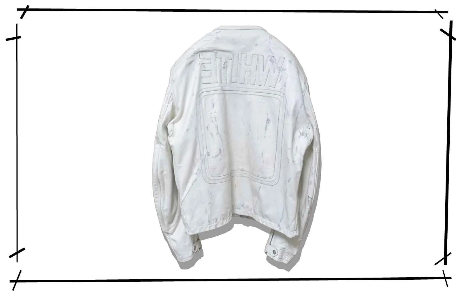 Maison Martin Margiela Artisanal RiderJacket White 2002SS
