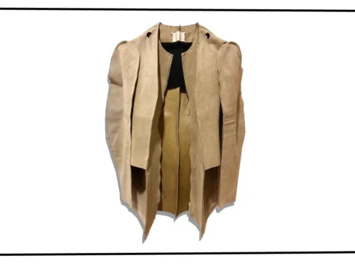 Maison Martin Margiela Beige Flat Garment Jacket Suede 1998SS