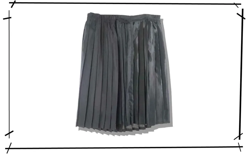 Maison Martin Margiela Line 0 Over Size Pleats skirt 2001SS