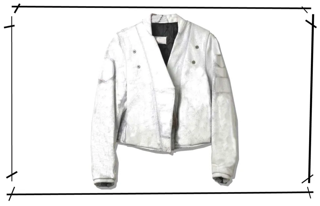 Maison Martin Margiela Painted Rider Jacket Bianchetto 2000AW