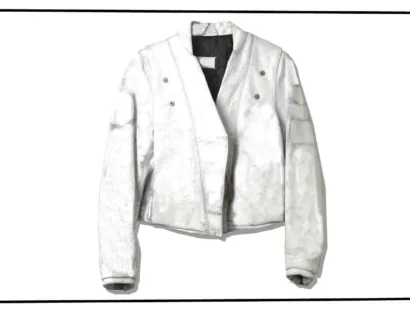 Maison Martin Margiela Painted Rider Jacket Bianchetto 2000AW