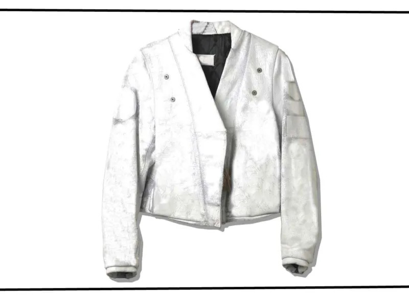 Maison Martin Margiela Painted Rider Jacket Bianchetto 2000AW