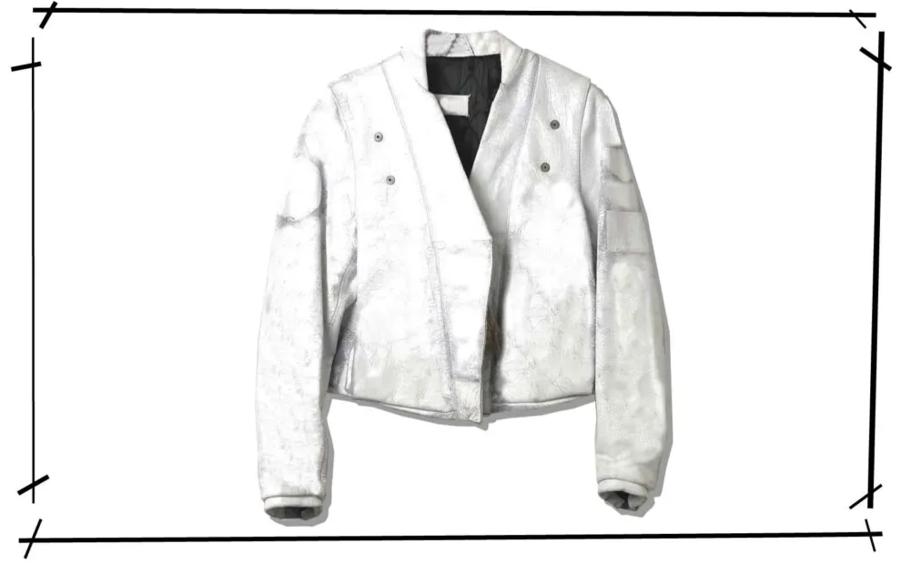 Maison Martin Margiela Painted Rider Jacket Bianchetto 2000AW