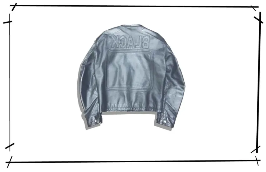 Maison Martin Margiela Single Leather Jacket Black 2002SS