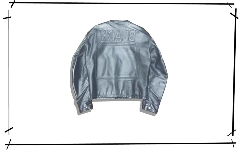 Maison Martin Margiela Single Leather Jacket Black 2002SS