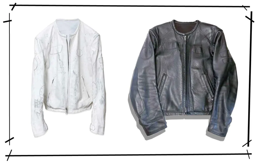 Maison Martin Margiela Single Leather JAcket Series 003 2002SS