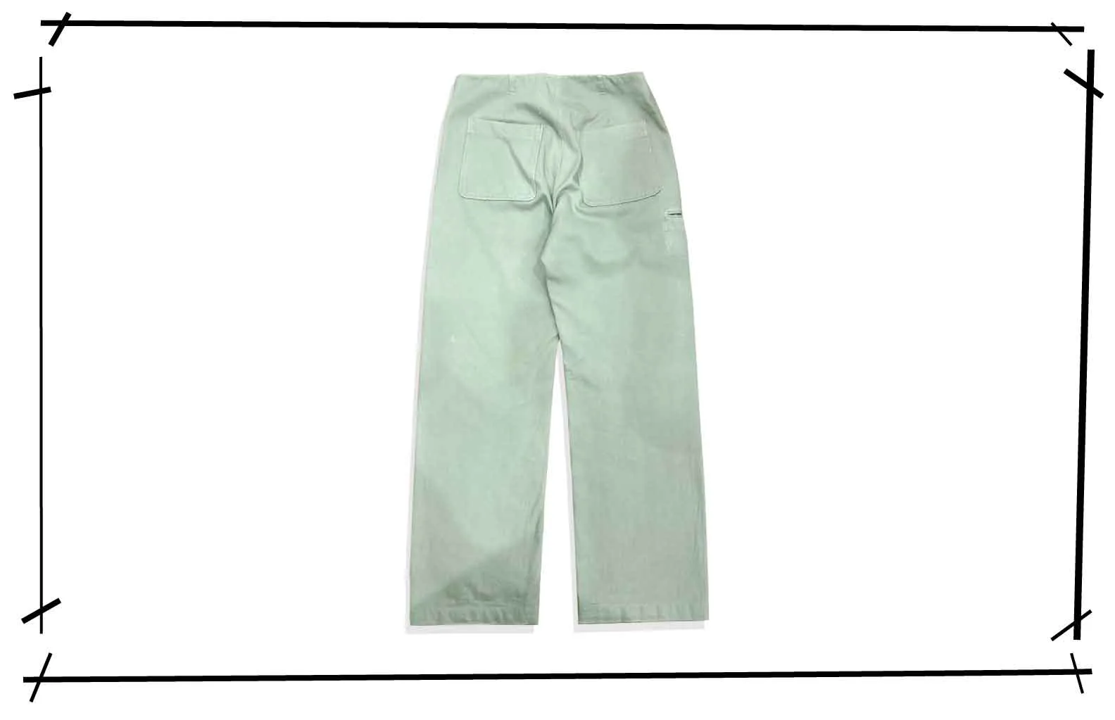 Maison Martin Margiela early McQueen pants Line10 2003SS