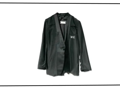 Maison Martin Margiela in side out one Button Jacket Black2000SS
