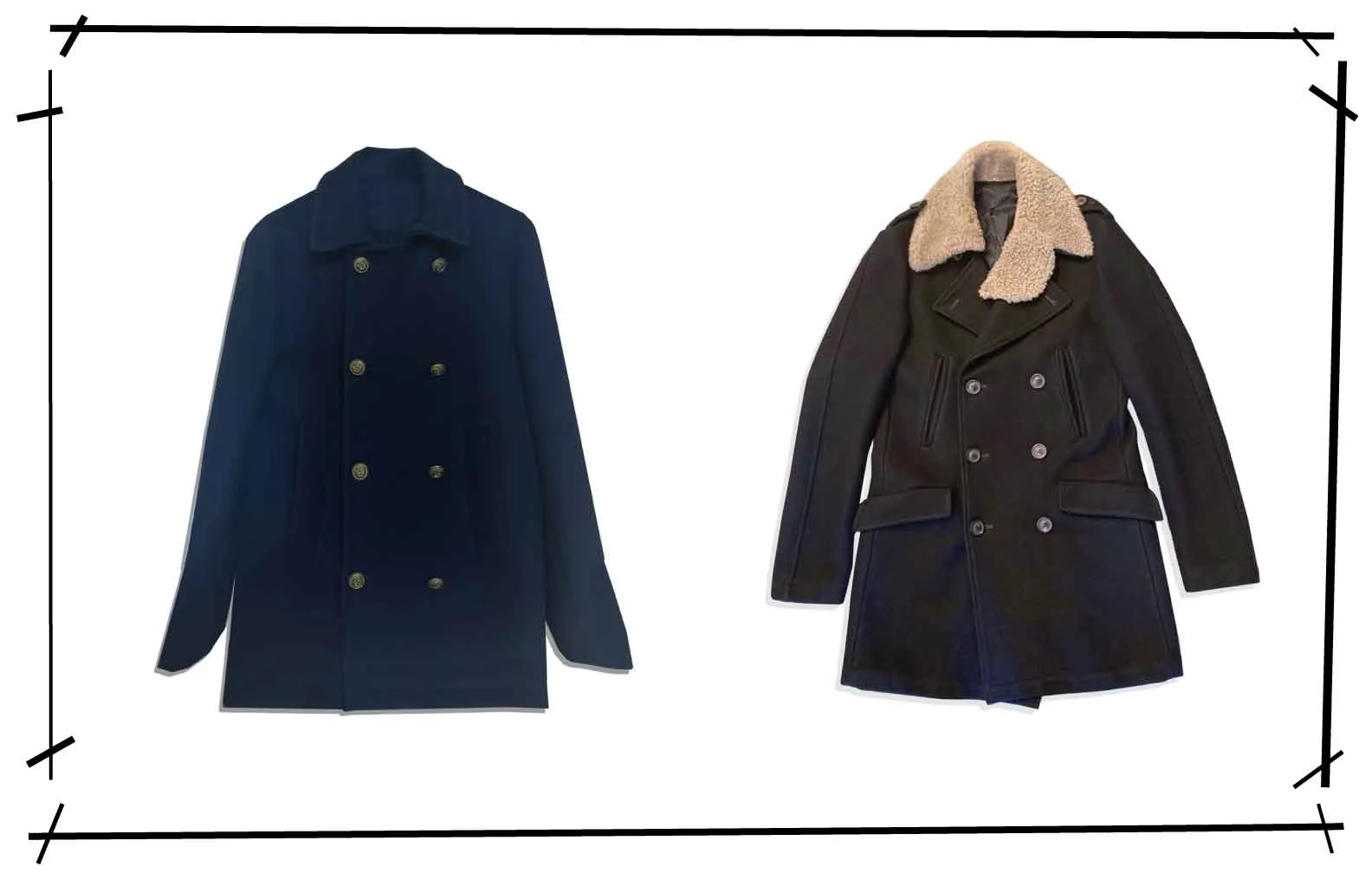 Masion Martin Margiela Coat Series 002 Peacoat