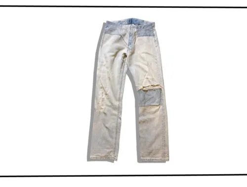Masion Martin Margiela Patchwork Denim Pants Artisanal 2002SS