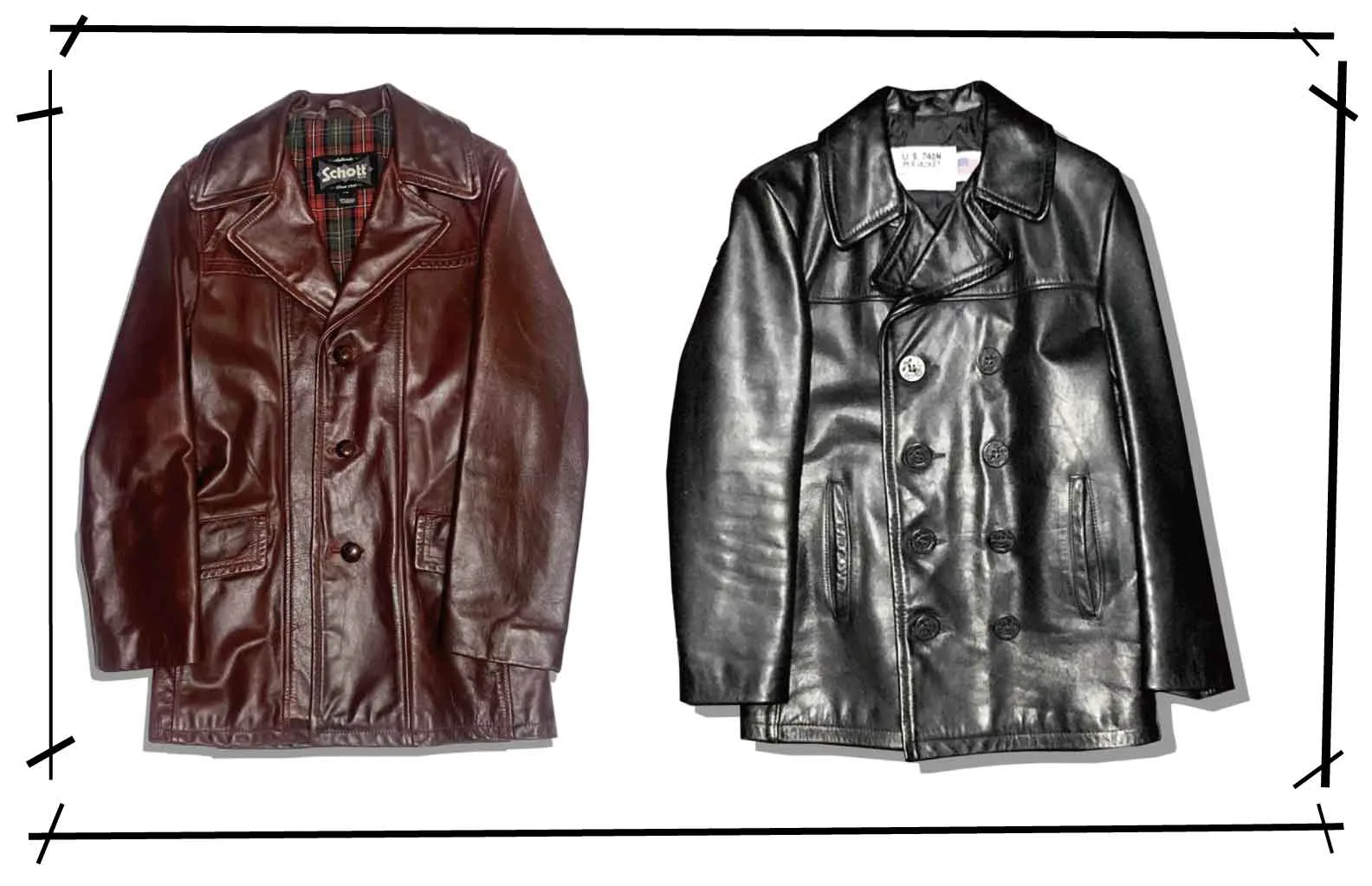 Schott Leather Coat Series 001