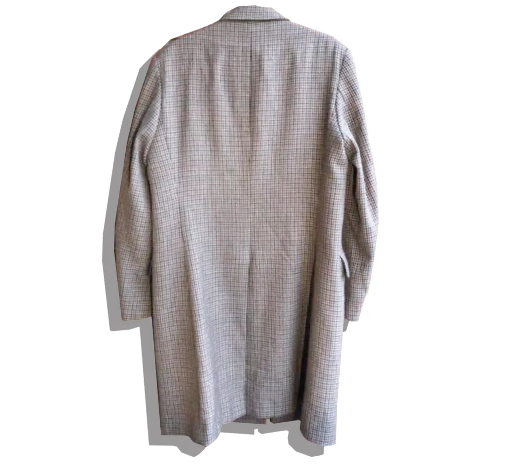 Maison Martin Margiela 10 Check chesterfield Coat 2000AW Back