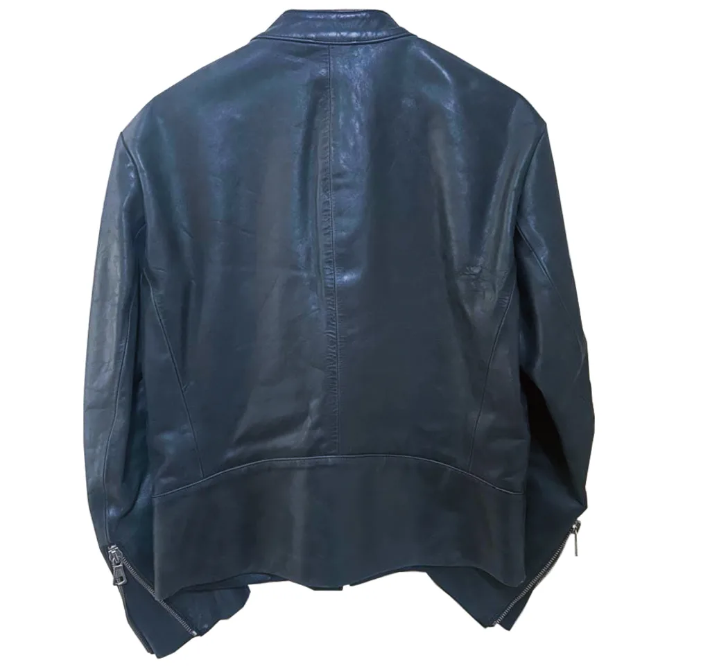 Maison Martin Margiela 5 Zip Single Rider JAcket 2000AW Back
