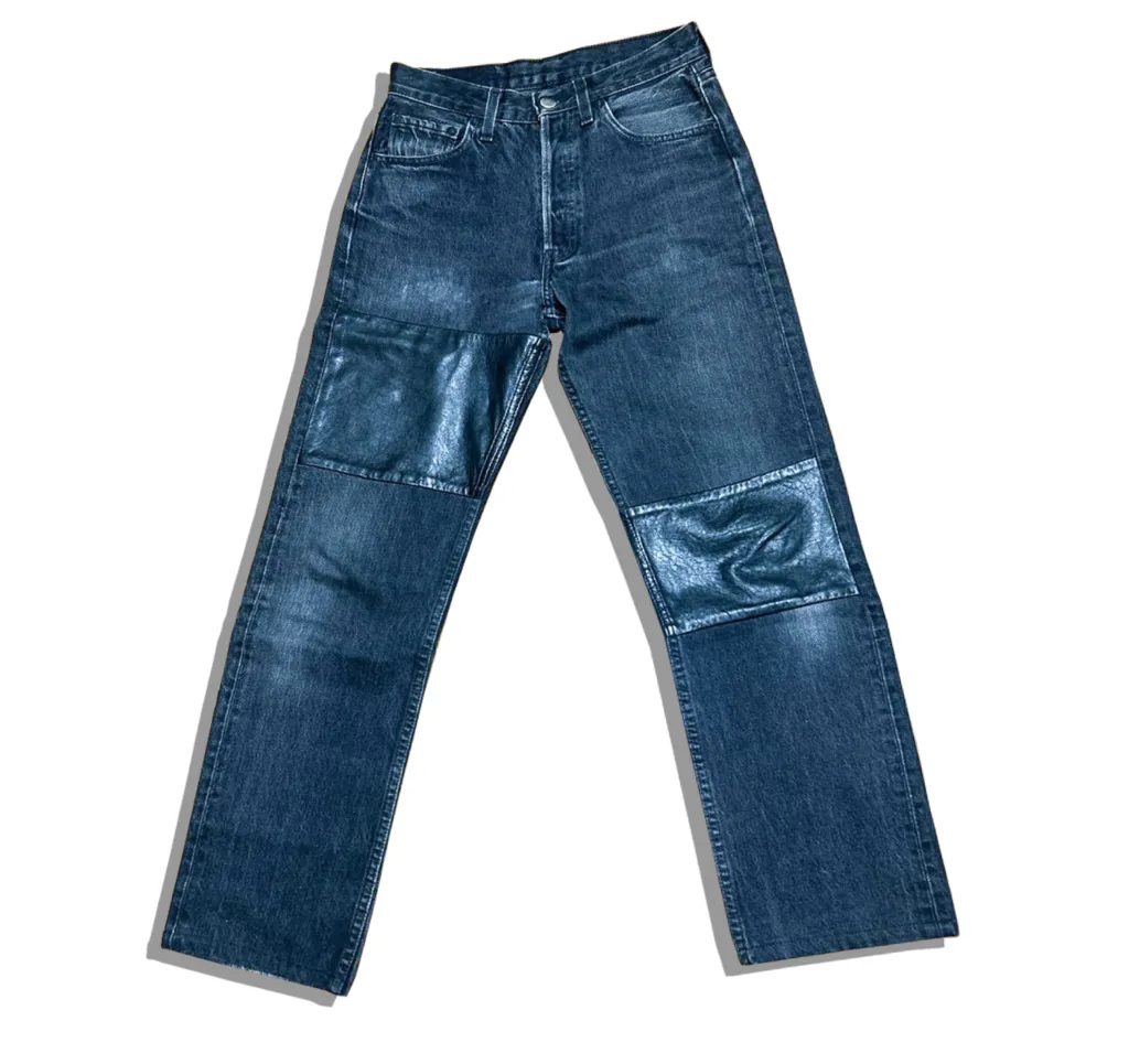 Maison Martin Margiela Artisanal Black Denim PAnts Front