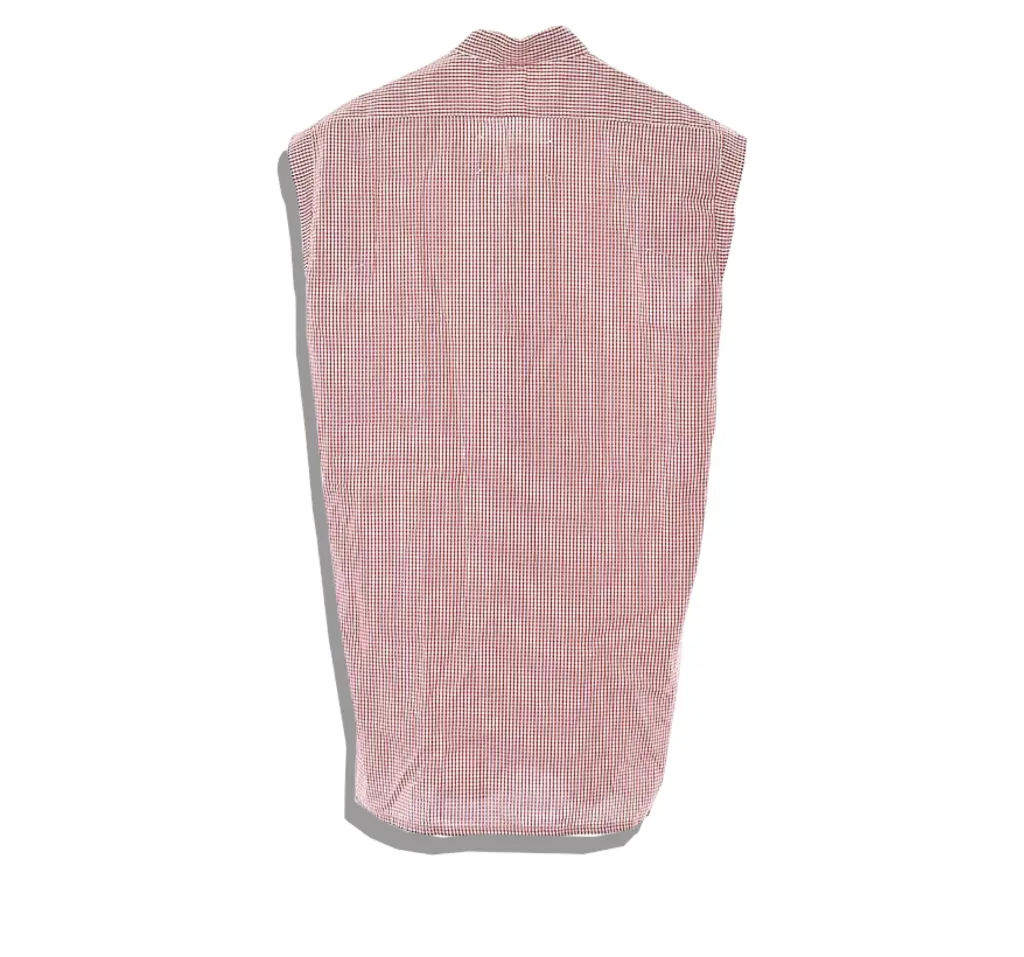 Maison Martin Margiela Artisanal Folding Gingham Check Shirt 2001SS Back