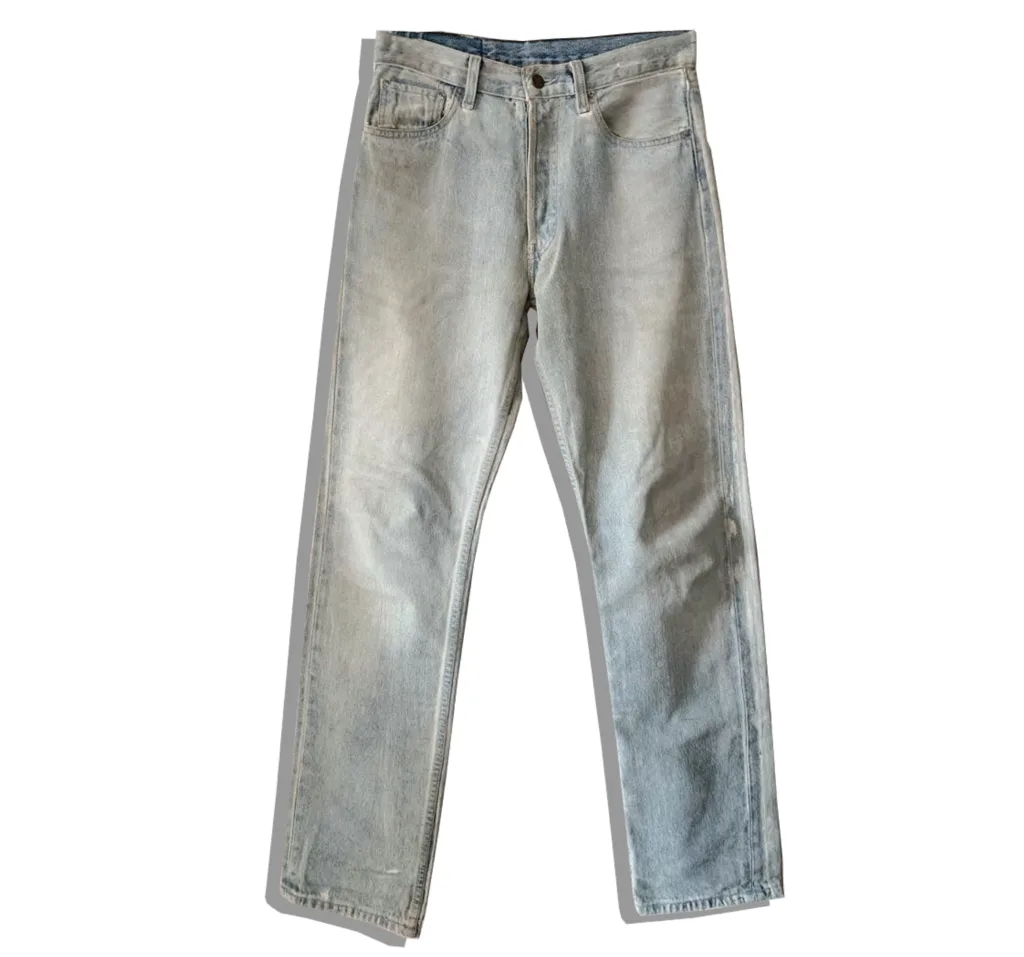 Maison Martin Margiela Artisanal Painted Denim Pants 2003SS Front