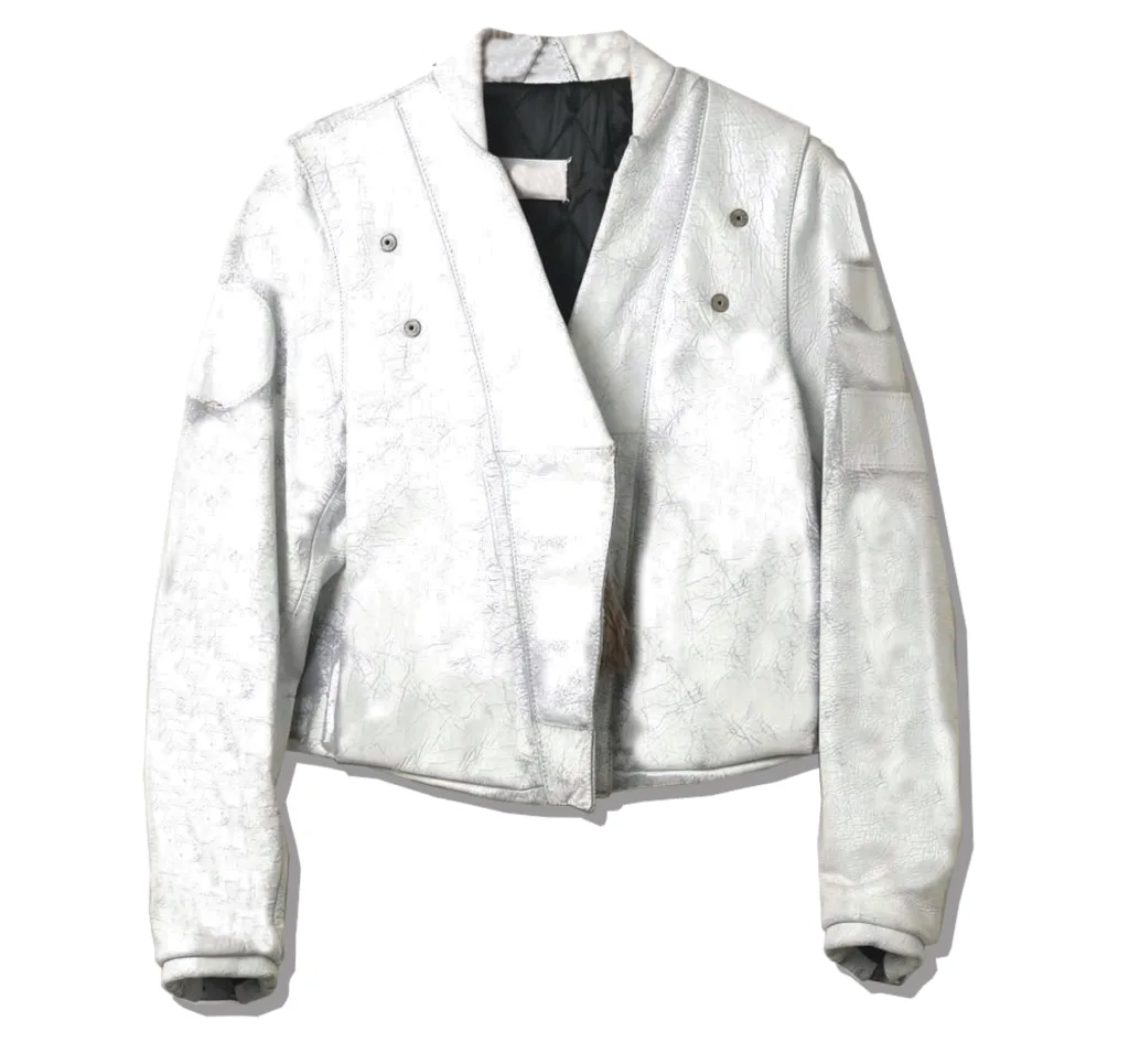 Maison Martin Margiela Painted Rider Jacket Bianchetto 2000AW Front