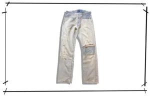 Masion Martin Margiela Patchwork Denim Pants Artisanal 2002SS