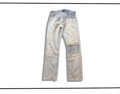 Masion Martin Margiela Patchwork Denim Pants Artisanal 2002SS