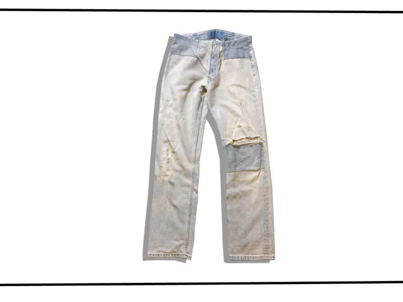 Masion Martin Margiela Patchwork Denim Pants Artisanal 2002SS